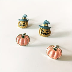 Pumpkin Earrings Halloween Party Jewelry Girls Kids