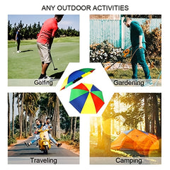 Foldable Sun Protection Waterproof Umbrella Hat