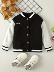 Boys Number Print Block Jacket