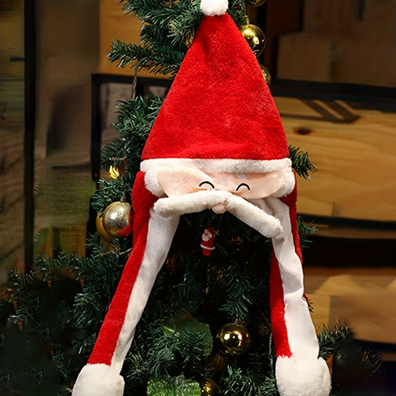 Christmas Hat Ears Movable Hat Santa Claus Xmas Gift Decoration