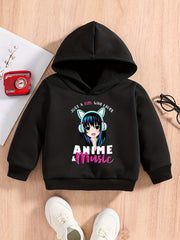 Baby Cartoon Girl Print Sweatshirt Kids Spring Autumn Hoodie