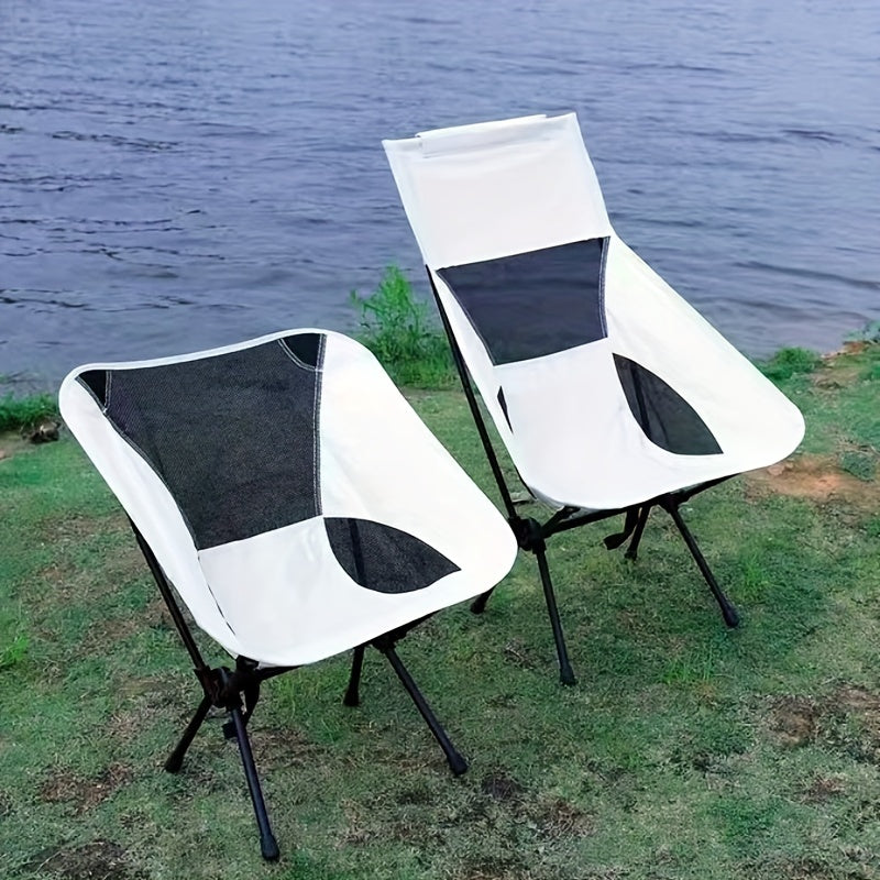 Outdoor Folding Moon Chair Portable Casual Chair For Fishing
