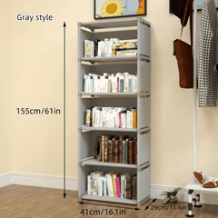 5-Layer Bookshelves Storage Racks for Bedroom/Living Room Display
