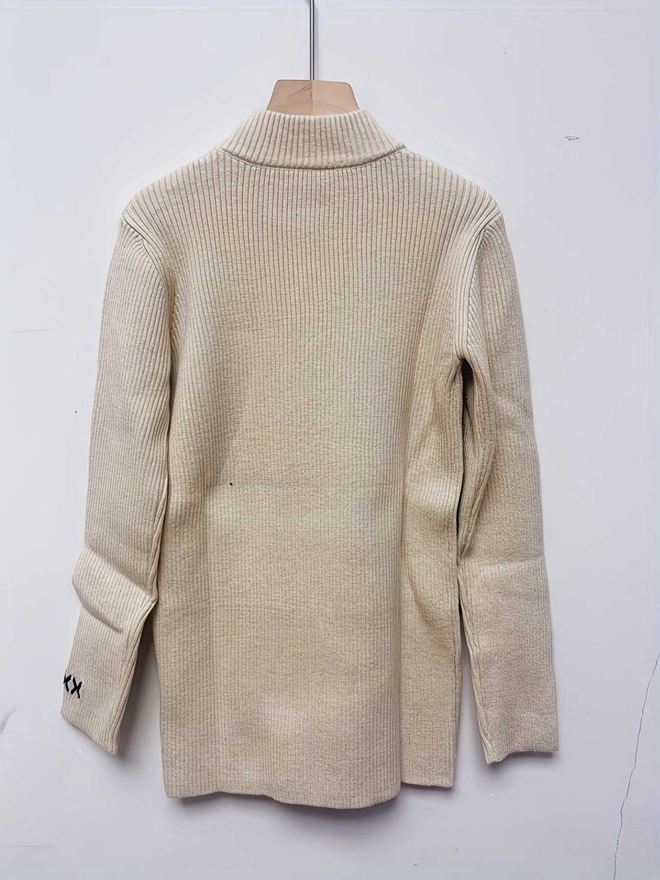 Boys Turtleneck Thick Sweater Long Sleeve Knit Pullover Top Outdoor