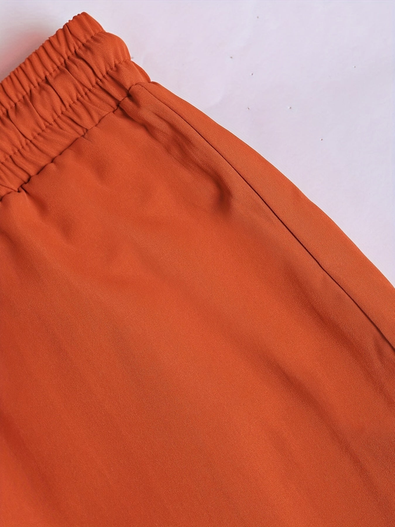 Button Front Shirt & Elastic Shorts Set