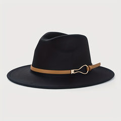 Vintage Wide Brim Felt Hat Unisex Sun Hats