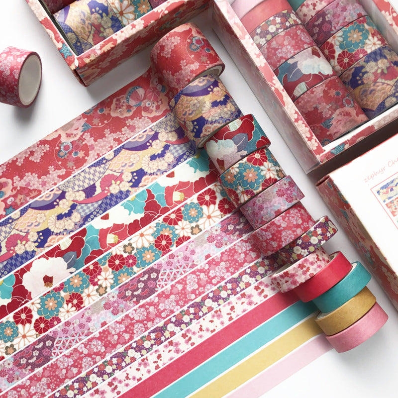 12 Piece Washi Tape Set for DIY Crafts Gift Wrapping