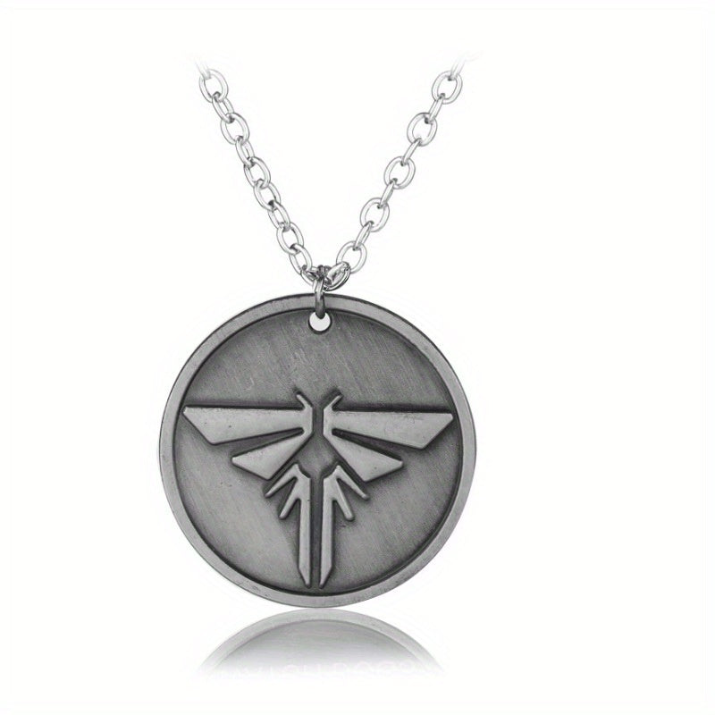 The Last Of Us Airplane Planet Pendant Necklace for Men