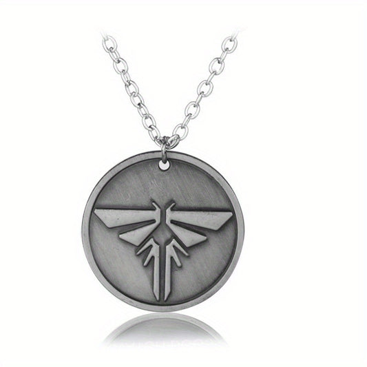 The Last Of Us Airplane Planet Pendant Necklace for Men