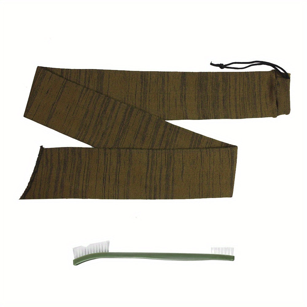 Gun Sock Cleaning Set with Double Ended Brush