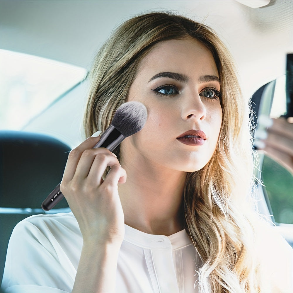 15pcs Makeup Brushes Set Natural Soft Synthetic Fiber Long Handle Cosmetics