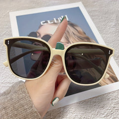 Square Sunglasses Rivet Anti Glare UV400 Sun Shades Glasses