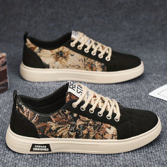 Men's Lace Up Skate Shoes Breathable Non Slip Sneakers