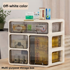 Family Medicine Box Storage Drawer Large Capacity First Aid Box