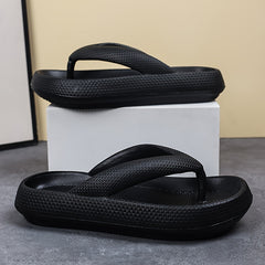 Women's Waterproof Anti slip Flip flops Thick Sole Vacation Beach Slippers
