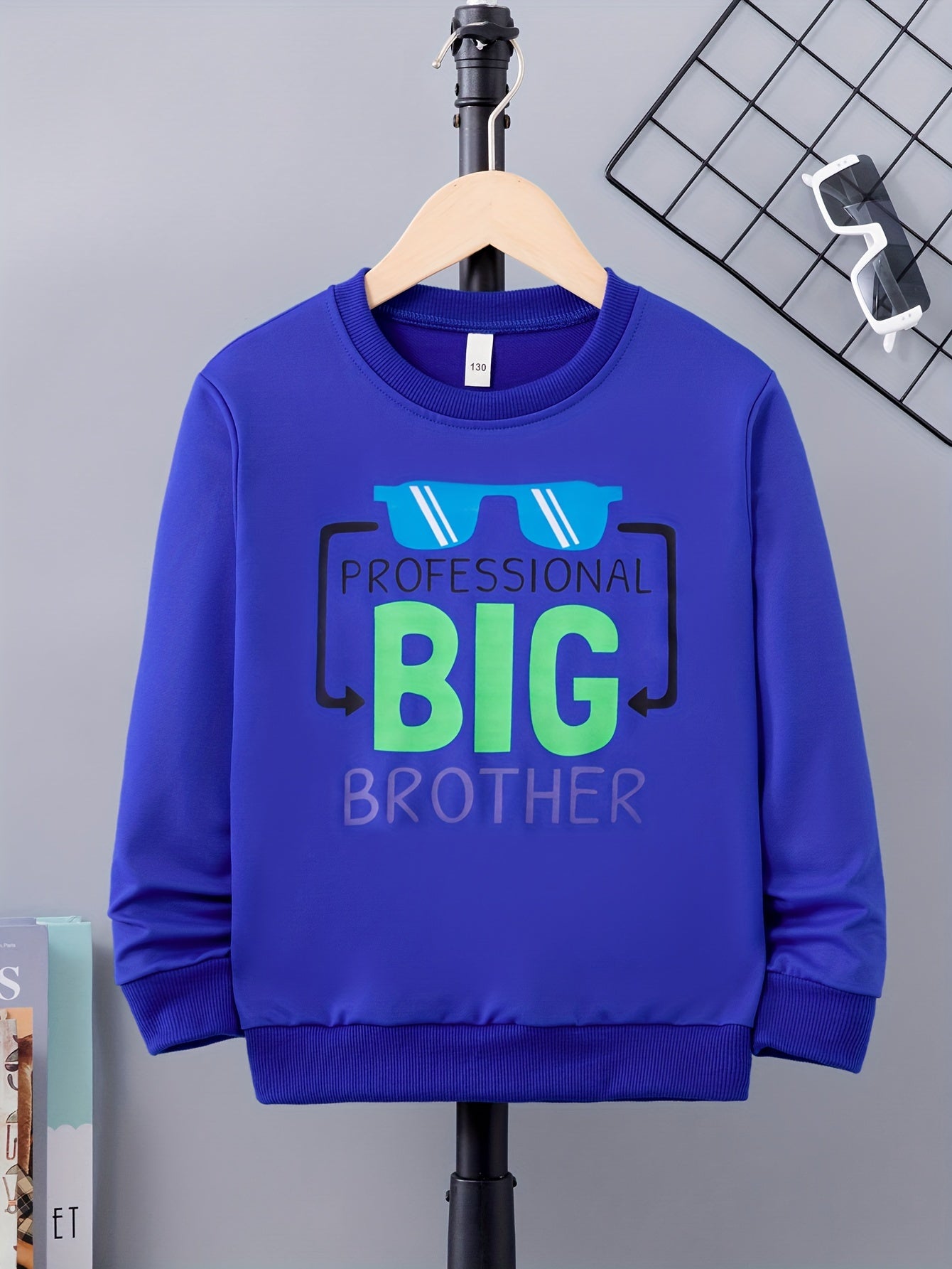 Toddler Boys Sweatshirt BIG BROTHER Print Pullover Top