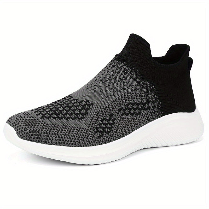 Men's Slip on Sneakers Lightweight Breathable Athletic Shoes