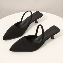 Women's Kitten Heel Slingback Pumps Ankle Strap