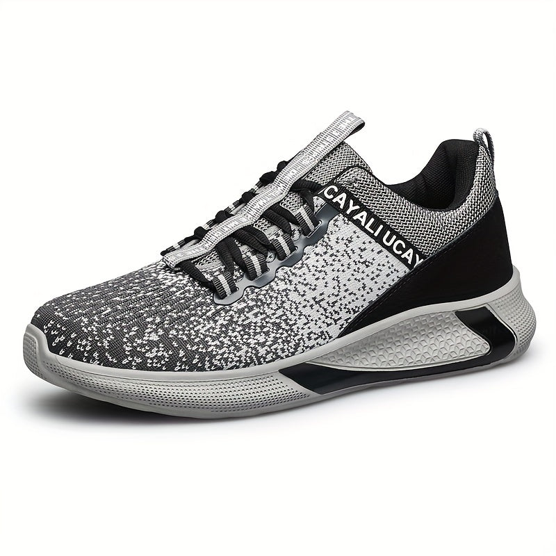 Men's Running Shoes Lace-up Sneakers Lightweight Breathable