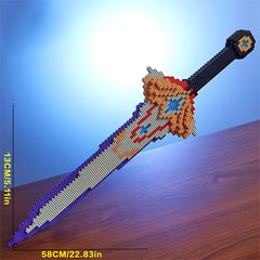 3D Sword Building Set Puzzle Game Ideal Holiday Gift for Teens and Adults