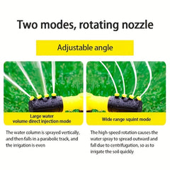 Automatic Rotating Sprinkler 360 Lawn Irrigation Nozzles