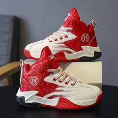 Boys' Comfy Basketball Shoes Breathable Non Slip Sneakers