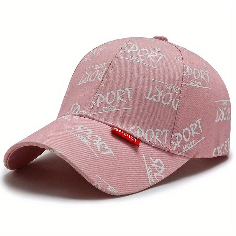 Sports Graffiti Unisex Baseball Cap Hip Hop Print Casual Dad Hats Adjustable