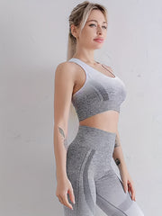 Gradient Sports Bra High Elastic Breathable Quick Drying
