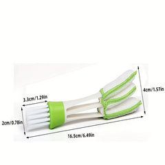 2-in-1 Car Air Outlet Cleaning Tool Duster Brush Cleaner