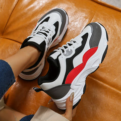 Women's Chunky Sneaker Lace-up Running Shoes