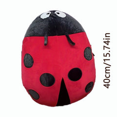 Ladybug Plush Toy 15.74in Lady Beetle Doll Home Decor Birthday Gift