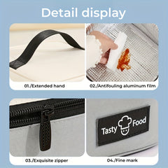 Thickened Portable Lunch Bag for Outdoor Picnic Travel