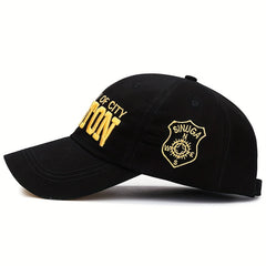 Meromibe Boston Letter Embroidered Baseball Cap Sun Hat for Outdoor Sports