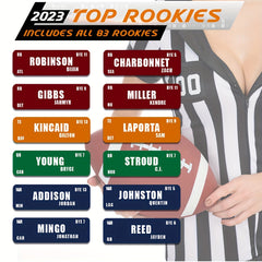 Fantasy Football Draft Board Season Kit 12 Teams 20 Rounds & 450 Stickers