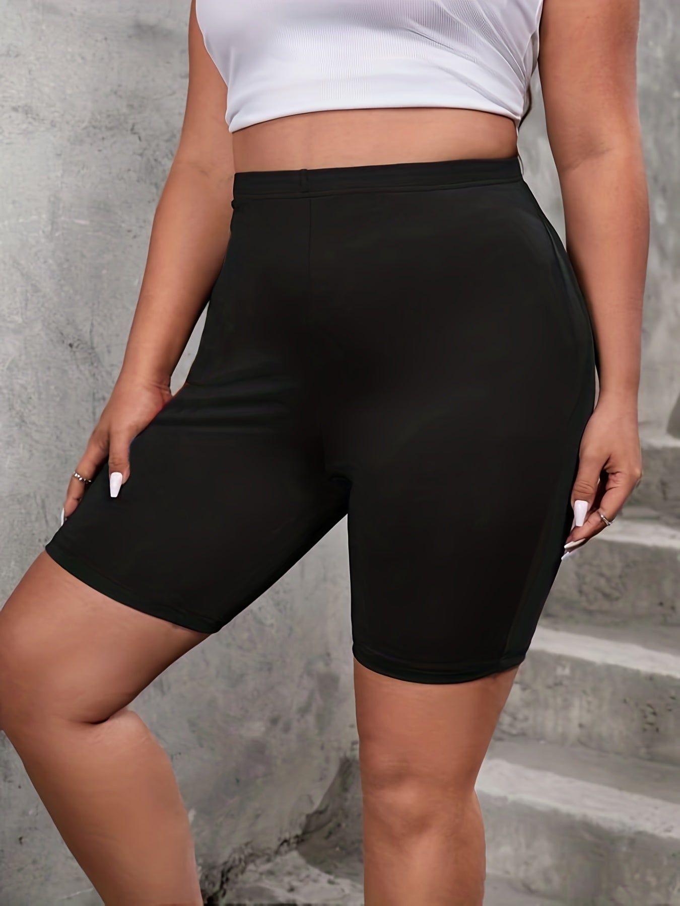 High Waist Slim Shorts for Women