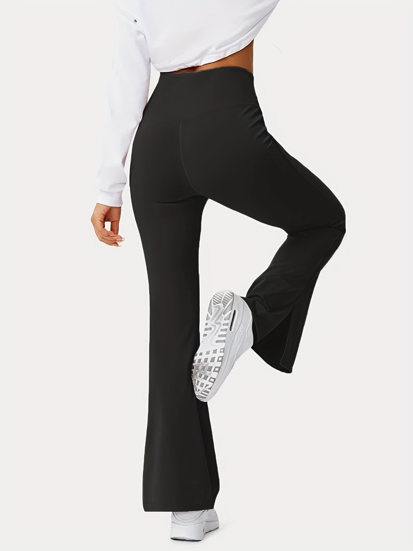 Tummy Control Yoga Flared Leg Pants