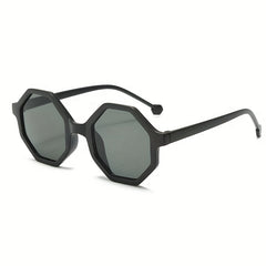 Girls Sweet Round Frame Sunglasses UV Protection Summer Sunglasses