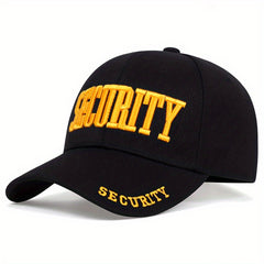 Security Pattern Baseball Cap for Men, Ideal for Outdoor Activities in Spring