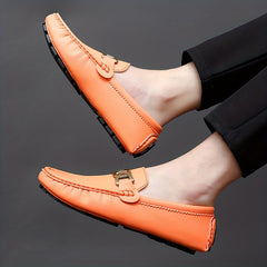 Men's Comfy Slip On Loafer Shoes Outdoor Anti skid Rubber Sole