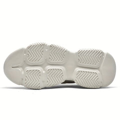 Women's Mesh Platform Sports Shoes Breathable Low Top Sneakers