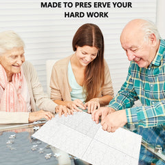 12 Sheets Puzzle Saver Peel Clear Adhesive Backing Jigsaw Puzzle Glue