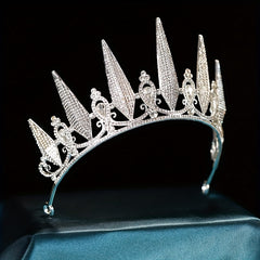 Bridal Rhinestone Crown Head Jewelry Wedding Alloy Headband