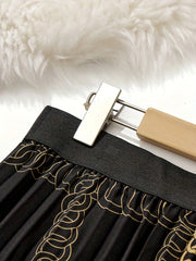 Women's Baroque Print Maxi Skirt