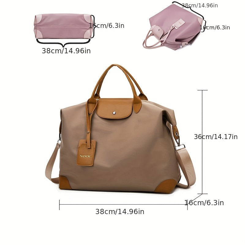 Large Capacity Versatile Shoulder Bag for Short Business Trips