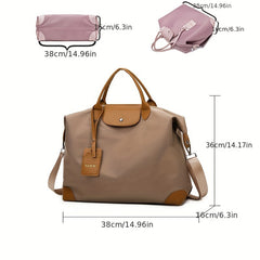 Large Capacity Versatile Shoulder Bag for Short Business Trips
