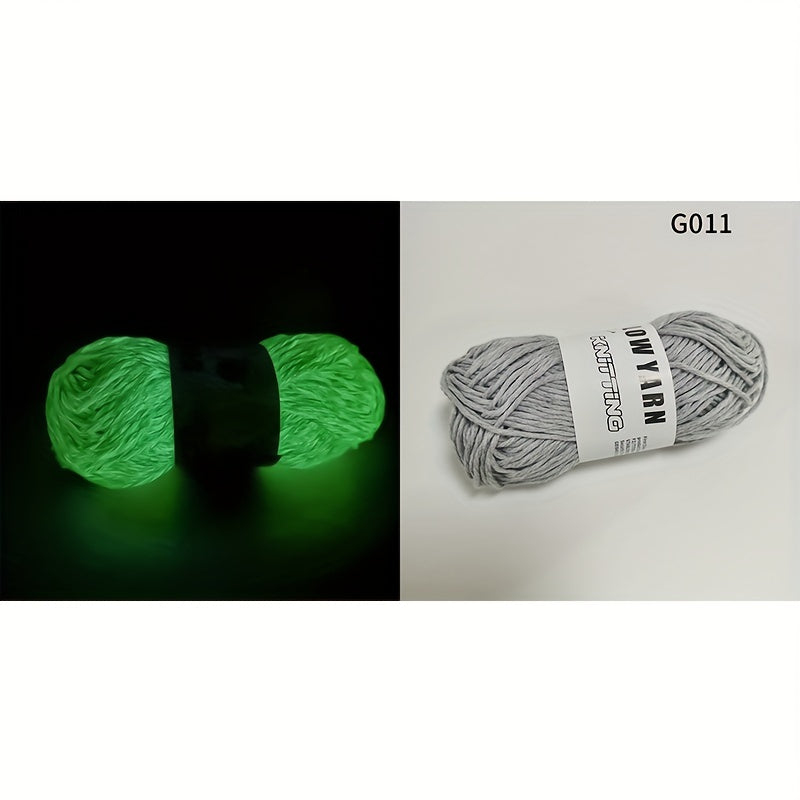 4pcs Glow In The Dark Yarn 50m DIY Arts Crafts Sewing Crocheting