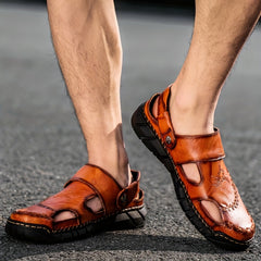 Men's Hollow Out Slip on Sandals Lightweight Non slip Comfortable Slipper