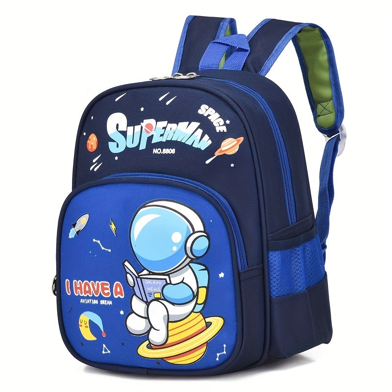 Kids Astronaut Rabbit Backpack, Lightweight School Bag for Kindergarten
