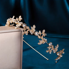 Golden Crown Hair Tie Party Decoration Cosplay Costume Hair Accessories