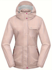 Women's Lightweight Hooded Jacket Long Sleeve Thermal Sports Coat